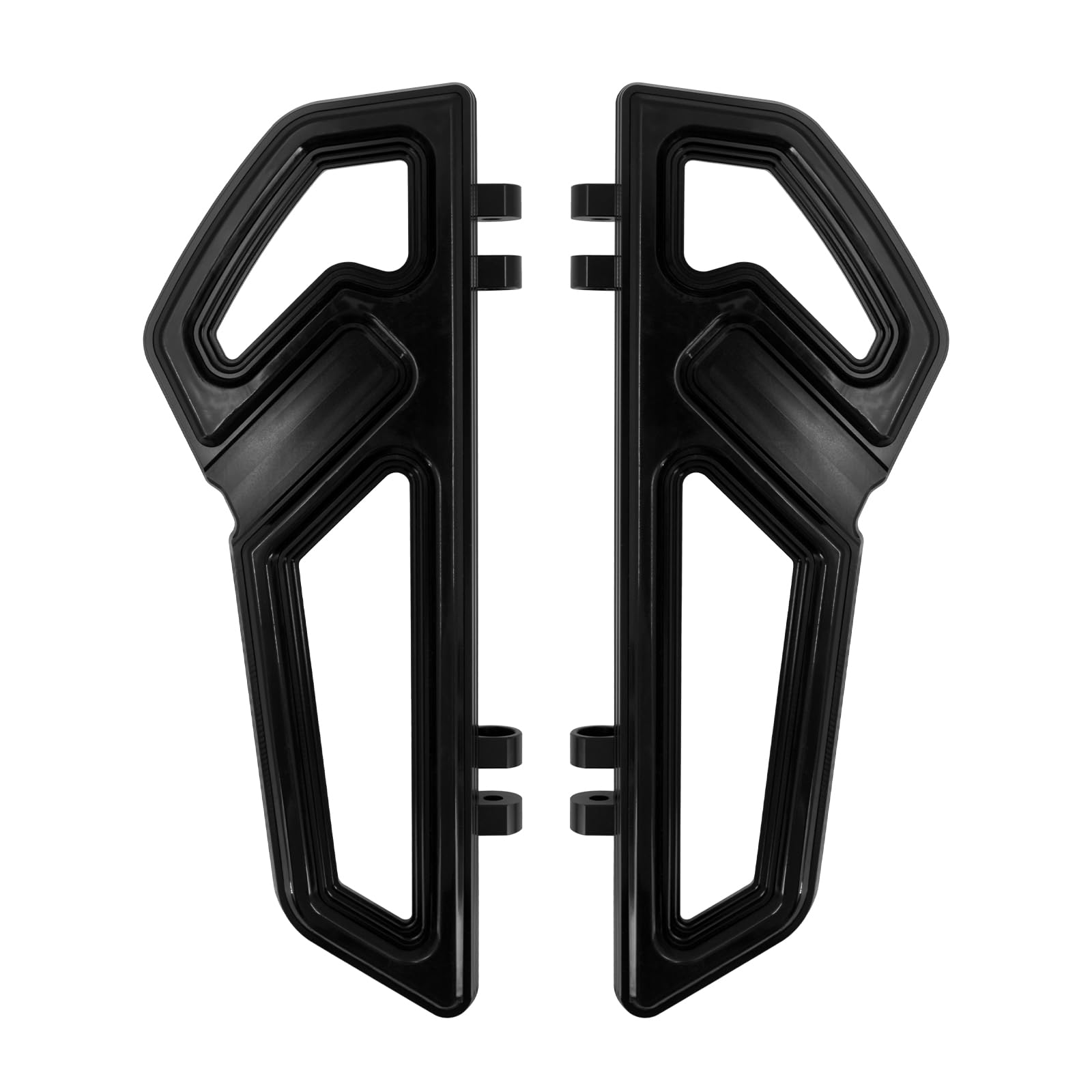 Photo 1 of HCmotorku Motorcycle Driver Floorboards Rider Front Footboards Pedal Foot Peg Fit For Harley Touring Road King Road Glide Electra Glide Street Glide Softail Dyna 1986-2025 Full black