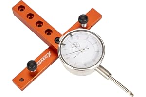 XDOVET Precision Dial Indicator,Table Saw Gauge Basic Kit for Aligning and Calibrating Work Shop Machinery Like Table Saws, Band Saws and Drill Presses