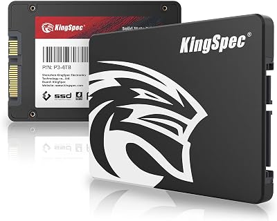 KingSpec 4TB 2.5" SATA III SSD 6Gb/s 550MB/s 3D NAND Internal