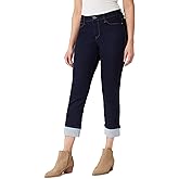 Angels Forever Young Womens Forever Deep Roll Cuff Ankle High-Rise Jeans