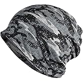 CAMOLAND Winter Beanie Hats for Men Women Camo Slouchy Beanies Fleece Lined