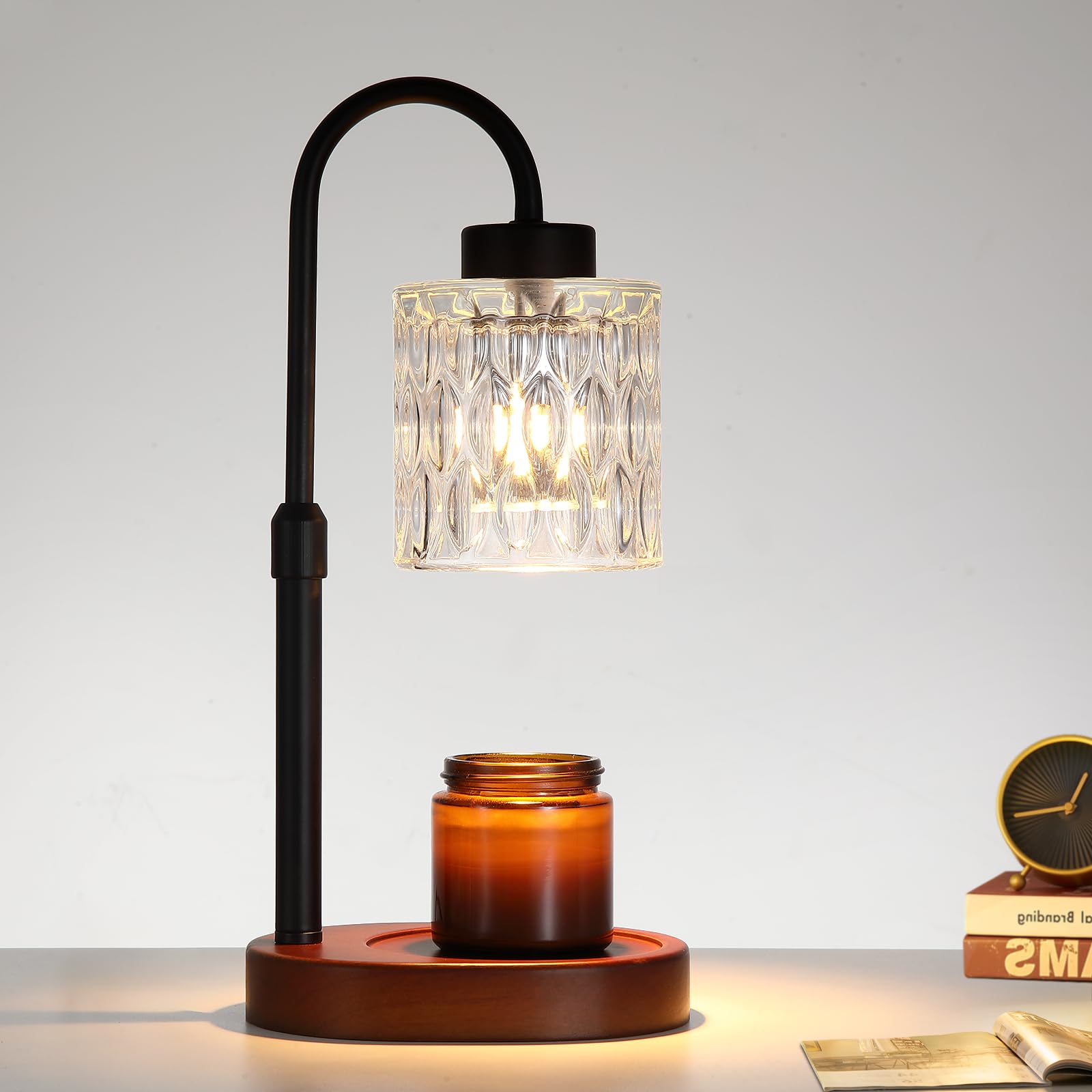 Photo 1 of *Untested*
MEIXISUE Black Candle Warmer Lamp with Dimmer and Timer,Home Decor Lamp for Scented Jar,Electric Wax Melt Warmer,Mother's Day/Birthday/Christmas Gifts for Mom/Wife,Adjustable Height,with 2 Bulbs