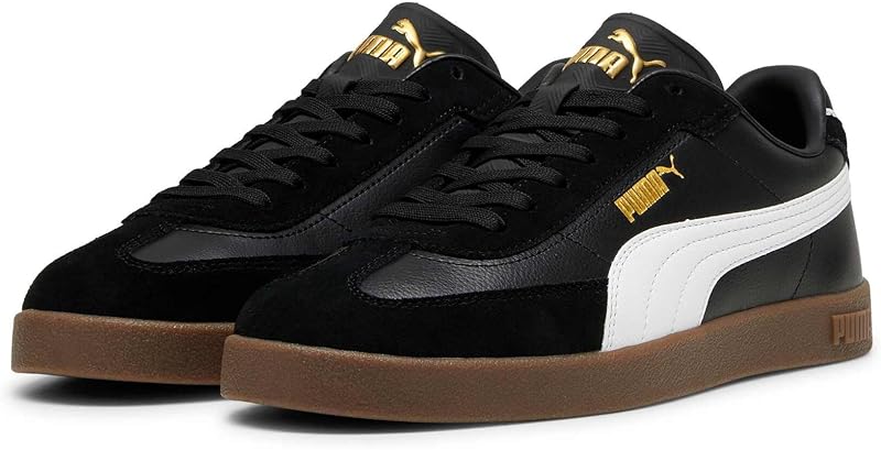 Unisex Adults Club II Era Sneaker, Puma Black-Puma White-Puma Gold, 43 EU — foto 8 di 8