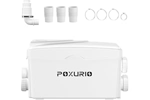 POXURIO 400W Macerator Pump for Basement, 1/2HP 1600GPH Macecrating Toilet Pump with 3 Inlets, for Toilet, Basement, Laundry, Sink