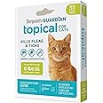 Sergeant's Guardian Flea & Tick Squeeze On Topical Cats 6lbs and Over., 3 Count