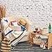 EZOWare Set of 3 Decorative Soft Woven Cotton Rope Nursery Room Baskets Bins Storage Organizer, Perfect for Storing kids Baby Closets, Toys Small Items - White