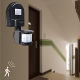 Maclean Security Light MCE25 PIR Motion Sensor Long Range 180° 12m IP44 view 6
