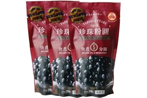 EELICIOUS Tapioca Pearl -Black Sugar Flavor 8.8 Oz pack of 3