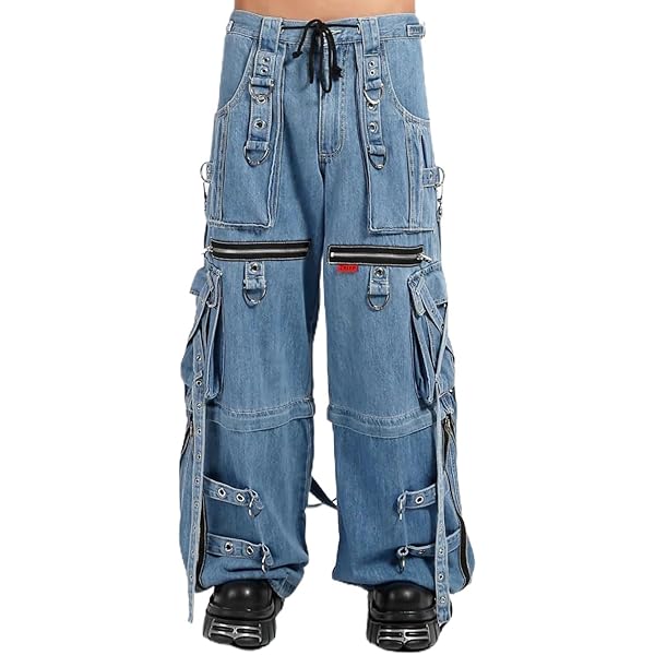 Tripp NYC Denim Power Street Pants [FOG WASH] XL, Grey at Amazon