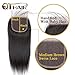 QTHAIR 14A Brazilian Virgin Hair Straight Human Hair 3 Bundles with Lace Closure(18