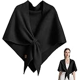 Winter Shawl Wraps Women Knitted Shawls and Wraps Cardigan Cape Wool Cashmere Shoulder Top Sweater Shawl Scarf 2025