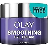 Olay Retinol 24 Night Smoothing Eye Cream, Fragrance-Free, 0.5 Fl Oz