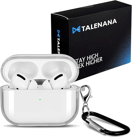 Amazon Airpods Pro 用 ケース 透明 モデル Talenana エアーポッズ プロ 用 充電ケースカバー クリア 全面保護 落下防止 耐衝撃 装着充電可能 カラビナ付き Airpods第３世代用のケース イヤホン ヘッドホンケース オンライン通販