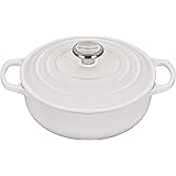 Le Creuset Enameled Cast Iron Signature Sauteuse Oven, 3.5 qt., White