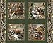 REAL TREE COTTON FABRIC BY SYKEL-REAL TREE CAMOUFLAGE COTTON PILLOW PANEL FABRIC-SOLD BY THE YARD