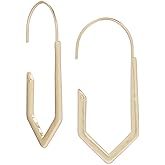 Lucky Brand Diamond Threader Hoop Earring, Gold, One Size
