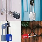 BeskooHome Combination Padlock Heavy Duty 4-Digit Weatherproof 2.5 inch Shackle view 6