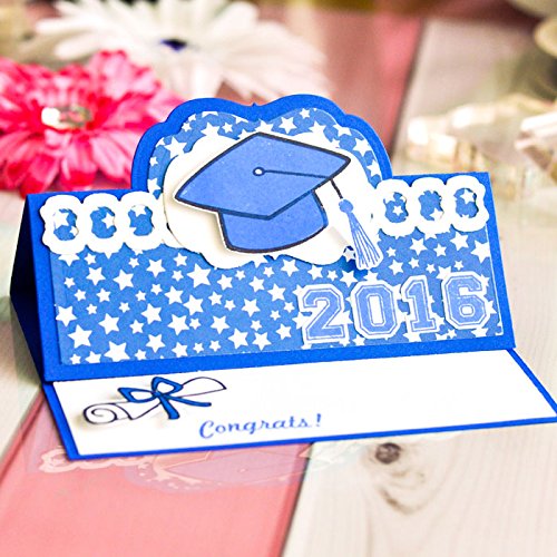 The Stamps of Life Graduation Stamps and Dies Combo Pack for Card Making Scrapbooking by Stephanie Barnard - Graduation2Celebrate and Graduation Dies