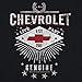 Tee Luv Chevrolet Live Fast Licensed Men's T-Shirt-XX-Large  Black