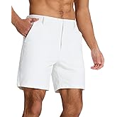 SNOWTEN Men's Classic Fit 7/9/11 Inch Golf Shorts Lightweight Long Stretch Hiking Short with 4 Pockets for Casual Work