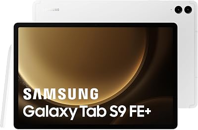 Samsung Galaxy Tab S9 FE+ Tablet 12.4 inch WLAN 256GB S Pen IP68 Silver FR