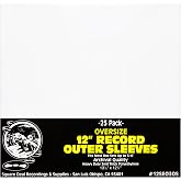 Oversize Plastic Outersleeves for 12" Vinyl Records - High Clarity Plastic - Fits Most Box Sets up to 3/4" Thick! #12SE03OS (25)