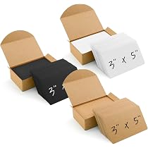 Cartes Vierges Blanc Naturel DIN A7 - Lot De 50 - 240 G/m² - Pour DIY