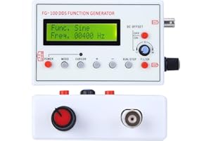 EBTOOLS FG100 DDS Generator Counter, High Precision DDS Function Generator Sine Frequency 1HZ500KHz Source Meter