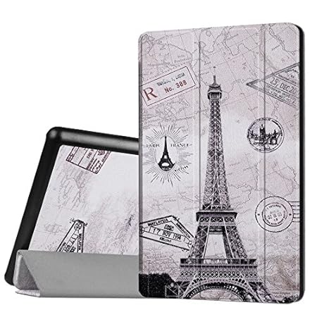 WiTa-Store Schutzhülle für Amazon Kindle Fire HD8 (6. Generation 2016) 8.0 Zoll Smart Slim Case Book Cover Stand Flip HD 8