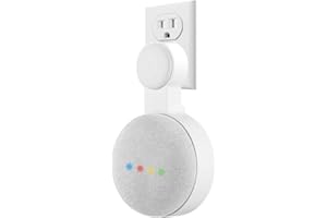 Outlet Wall Mount Holder for Google Home Mini, Invisible Outlet Socket Wall Mount for Google Home Mini Voice Assistant Speake