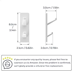 Self Adhesive Wall Hooks for Hanging: Stick-On