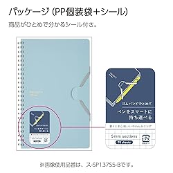 KOKUYO Grid Spiral Journal Notebook, Penott A5 Soft