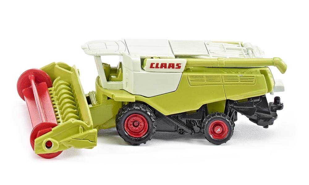 siku 1476, Claas Combine Harvester, Metal,Plastic, Green, Movable winch, Pivoting discharge pipe