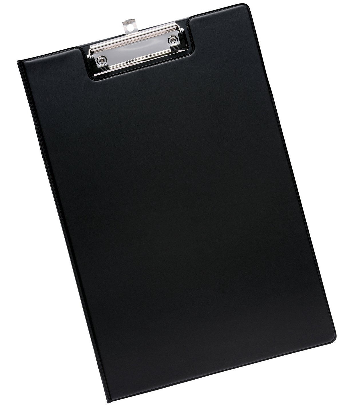 5 Star Fold-over Clipboard with Front Pocket Foolscap Black
