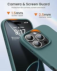 OuXul Designed for iPhone 16 Pro Case,Shockproof