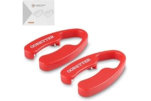 GOBETTER 2 Pcs Wine Foil Cutter Magnetic Design, 4 Stainless Blades Foil Remover Wine Bottles Opener Accessory, Removes Foil 