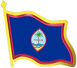 Guamanian Flag Lapel Pin - Enamel Metal National
