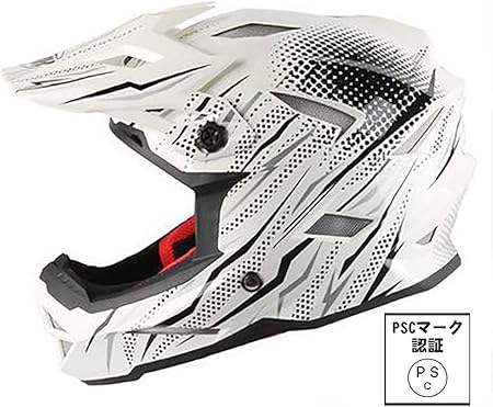 Amazon Nakasami 通販 オフロードヘルメット 全９色 バイク ヘルメット Thhオフロード ヘルメット 男女共用ヘルメット 春夏秋冬 Pscマーク付き 輸入品 Xl 白ライン オフロード 車 バイク