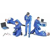 Tamiya 300024266 1: 24 Scale &ndash; Set of Rally Mechanics (5)