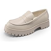 DREAM PAIRS Loafers for Women Platform Chunky Penny Loafer Lug Sole Comfortable Slip On Dressy Casual Work Business Office Shoes