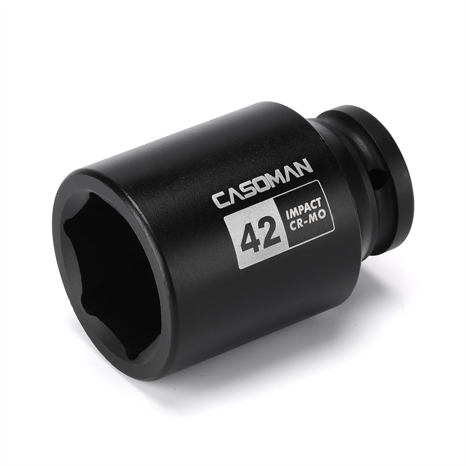 CASOMAN 3/4" Drive Deep 6 Point Metric Impact Socket 42mm, Heat-Treated Chrome Molybdenum Alloy Steel — image 1