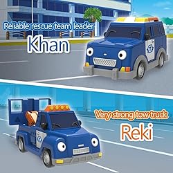 Tayo Rescue Minicars Play Set - Toys for Children