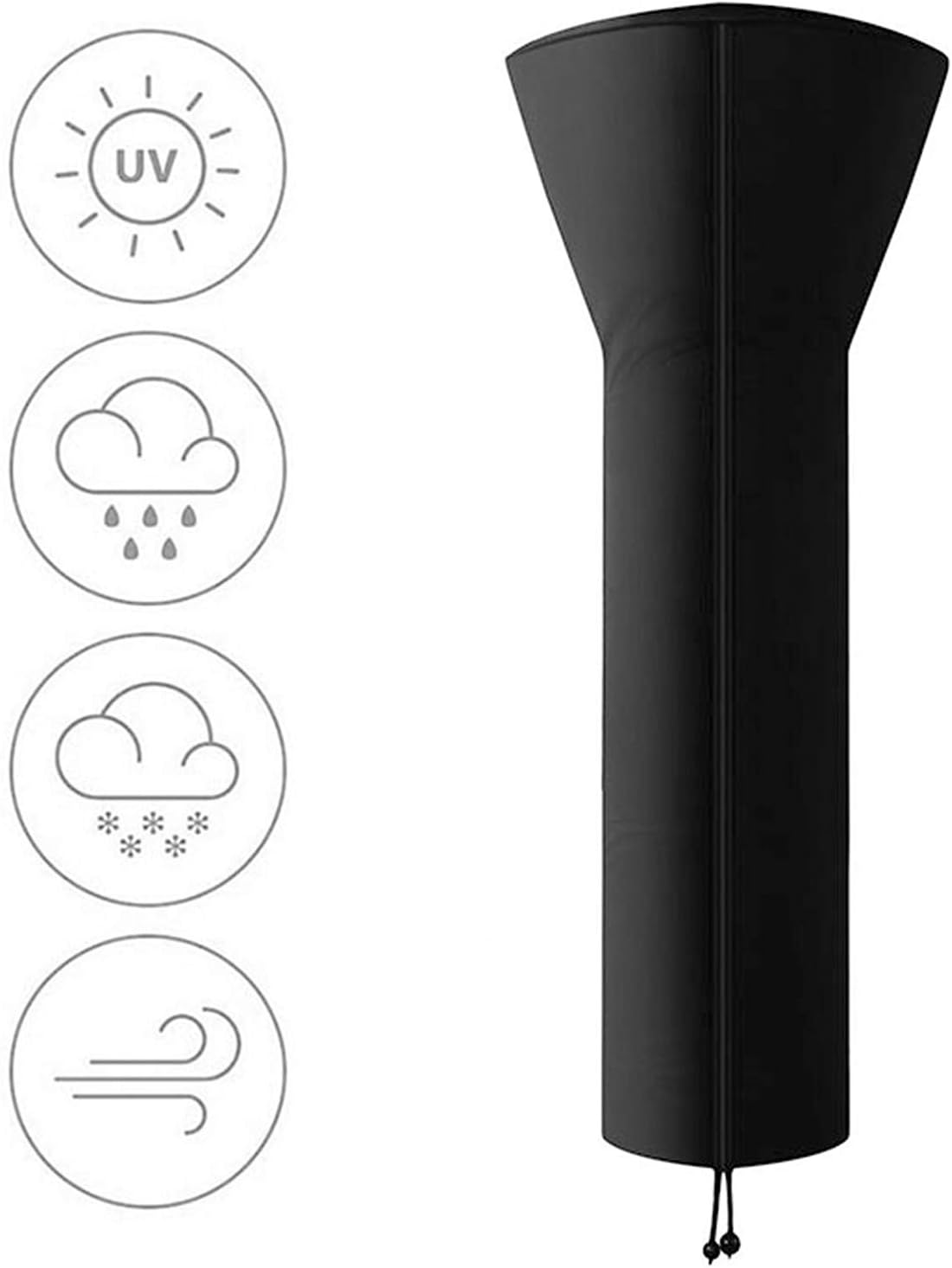 solano chaise lounge on Patio Heater Covers 93 H X 36 D X 21 B Jardin Patio Heater Cover Outdoor Heater Cover Waterproof Oxford With Full Length Zipper Stand Up Patio Heater Cover Patio Lawn Garden