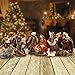 BRUBAKER Christmas Decoration Nativity Set - 5 Inch Nativity Set 11 Figurines in Real Life Nativity Set