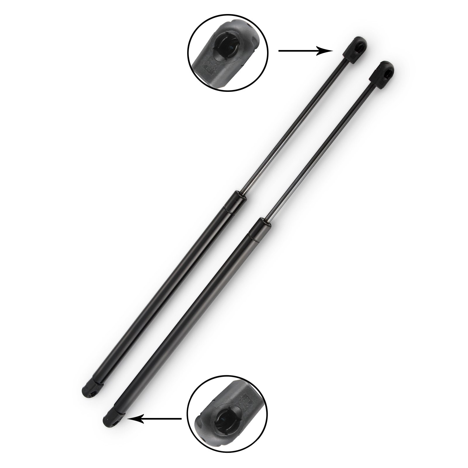 Pair of Gas Struts/Springs 5132262 fits Meriva MPV (2003-2010) Hatchback From Madlife Garage