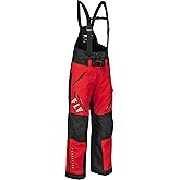 Fly Racing Carbon Bib - Red/Black, Large Men’s Waterproof Bibs for Snowmobiling, Skiing, Snowboarding