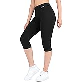 Nirlon Women's Capri Leggings High Waist Workout Yoga Pants 3/4 Length