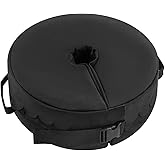 Sandbag Weight for Umbrella Base - 18inch Windproof Beach Umbrella Anchor with Quick-Fill Zipper, 900D Oxford Fabric & Adjustable Buckle Strap for Patio Garden Offset Umbrellas (Without Sand)
