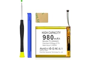 KOOAQQ TL284443 Battery, High Capacity Replacement Battery for Nest T3007ES, T3008US, A0013, Fits Nest Learning Thermostat 2nd 3rd Generation with Repair Tools