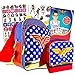 Super Hero Girls Backpack and Lunch Box Set -- Deluxe 16